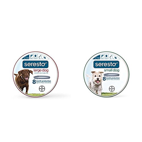 Bayer Seresto Flea and Tick Collar for Large and Small Dogs