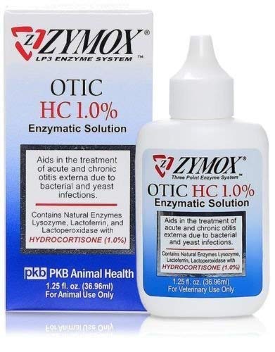 Zymox Otic with Hydrocortisone 1.0% 1.25 Oz