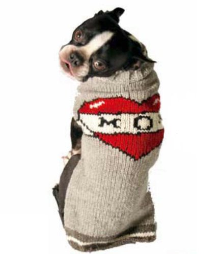 Chilly Dog Tattooed Mom Dog Sweater, Large