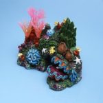 Resin Mounted Coral Reef Sucker Fish Tank Cave Aquarium
