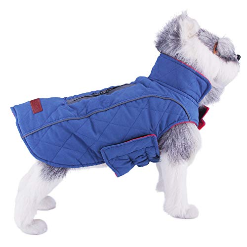 ThinkPet Outdoor Cotton Winter Dog Jacket Reversible