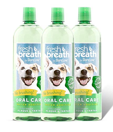 Tropiclean Fresh Breath Plaque Remover Pet Water