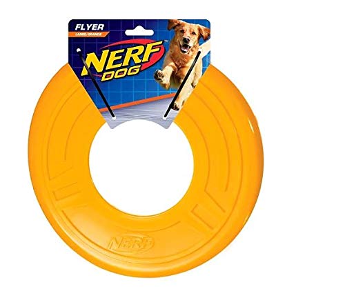 Nerf 2 Pack of Atomic Flyer Dog Toy 10.0 inches