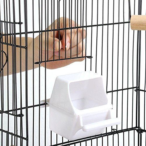 go2buy 2 in 1 Bird Cage Parrot Finch Carrier Cage