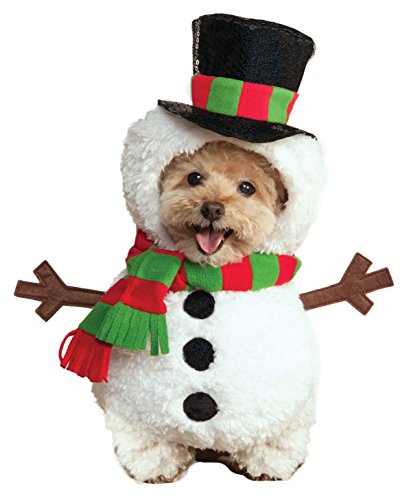 Rubie's Walking Snowman Pet Costume, Medium