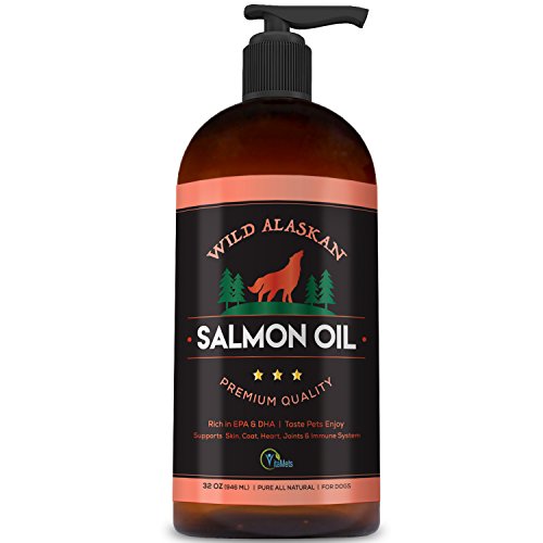 Vitamets Wild Alaskan Salmon Oil for Dogs, Cats and Pets