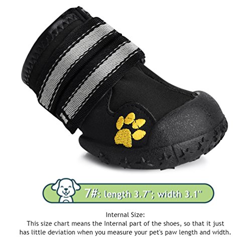 Petacc Dog Shoes Waterproof Dog Boots 