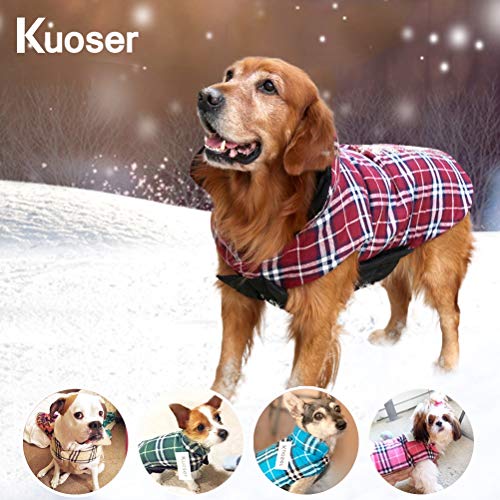 Kuoser Dog Coats Dog Jackets Waterproof Coats