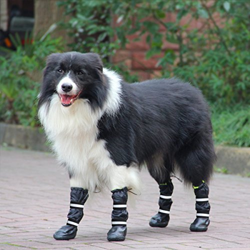 PETLESO Dog Waterproof Boots Pet Shoes