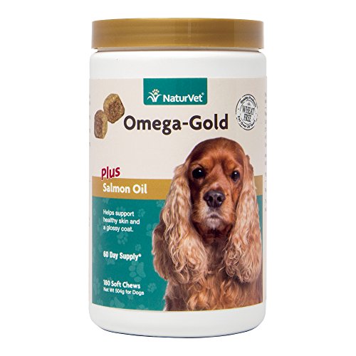 NaturVet Omega-Gold Plus Salmon Oil for Dogs