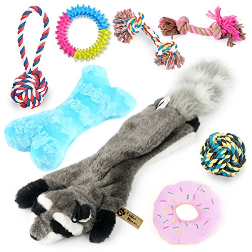 Critter Mamas Puppy Chew Toys and Small Dog Toy Set
