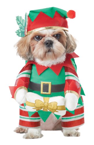 California Costume Collections Elf Pup Dog Costume, Small