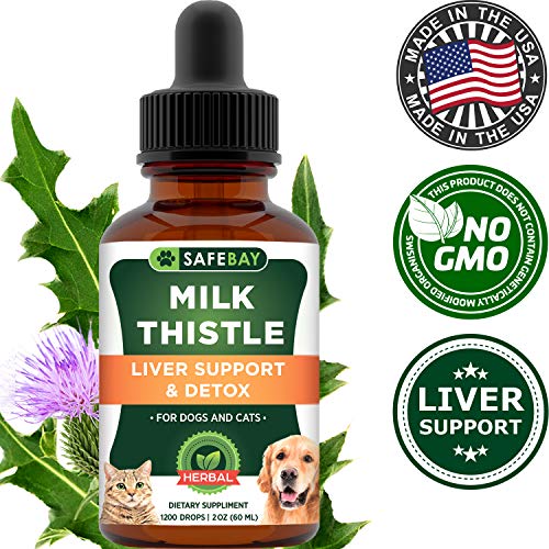 Milk Thistle Extract for Pets - 2 OZ (1200 Drops)