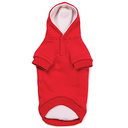 Zack & Zoey Fleece-Lined Hoodie for Dogs, 20" Large