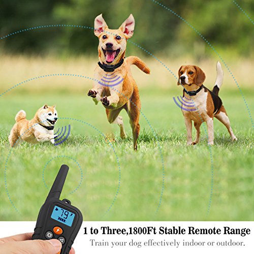 Dog Training Shock Collar, Wireless Electric Collar