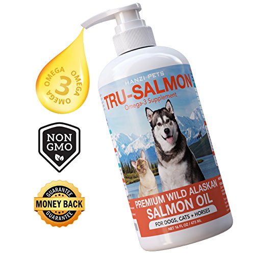 All Natural & Pure Wild Alaskan Salmon Oil for Dogs