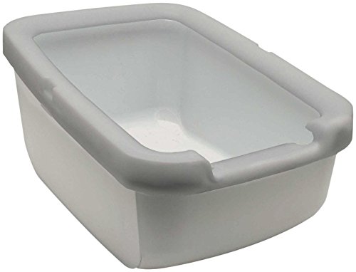 Catit Cat Litter Pan with Rim, Taupe