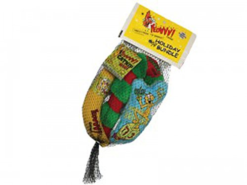 Yeowww Dreidel Krinkle Holiday Gift Bundle Catnip Toy