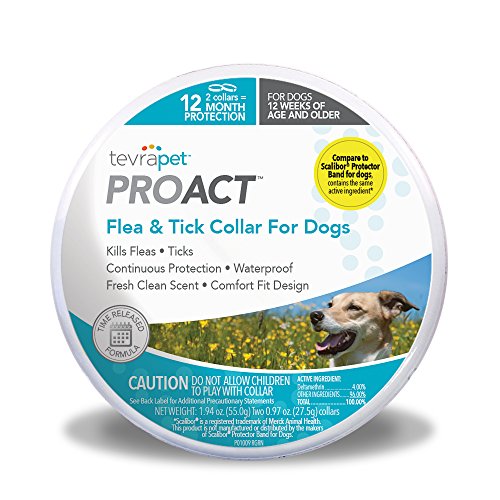 TevraPet Proact Flea & Tick Collar for Dogs