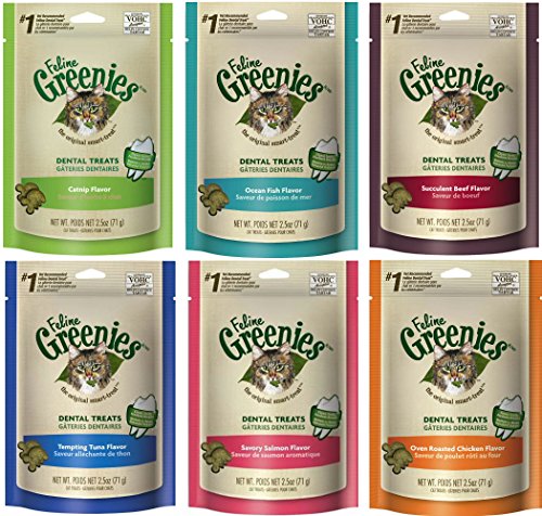 Greenies Dental Cat Treat Variety Bundle