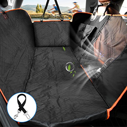 Lantoo Dog Seat Cover, Car Back Seat Cover for Dogs