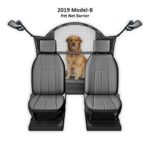 Improved for 2019 Pet Net Vehicle Safety Mesh Dog Barrier