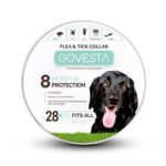 Govesta Collar for Dogs - Control and Treatment for Dogs - 8 Months Protection - Hypoallergenic and Safe Design - One Size Fits All - Waterproof Collar - Puppies, Adults and Senior Dogs