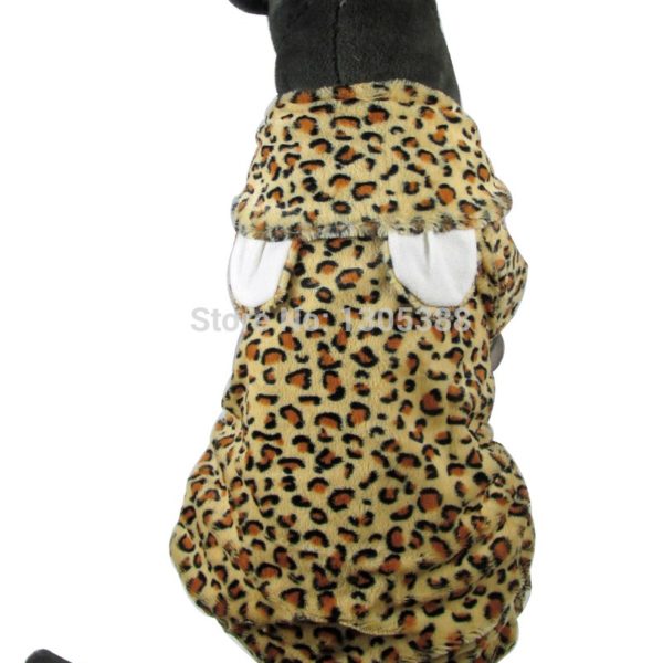 Leopard Style Four Legs Pet dogs Coat Free Shiping