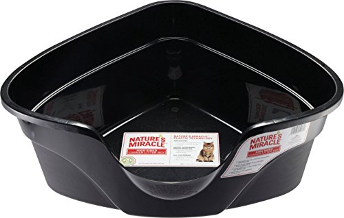 Nature's Miracle Advanced High Sided Corner Litter Box