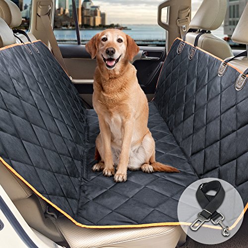 F-color Dog Car Seat Covers, Waterproof Anti-Slip