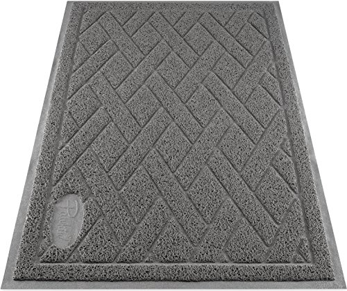 Pawkin Cat Litter Mat - Patented Design with Litter Lock Mesh