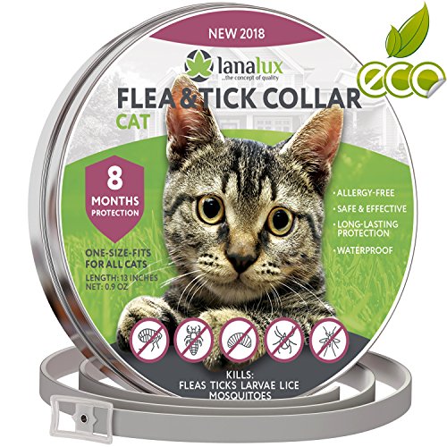 Lanalux Flea Collar - Flea Tick Prevention Cats One Size