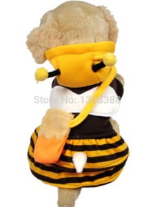 Japense Bee Design Pet dogs Coat Free Shiping
