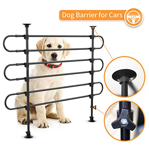 SUKI&SAMI Dog Barrier for SUV Cars Heavy Duty Pet Barrier