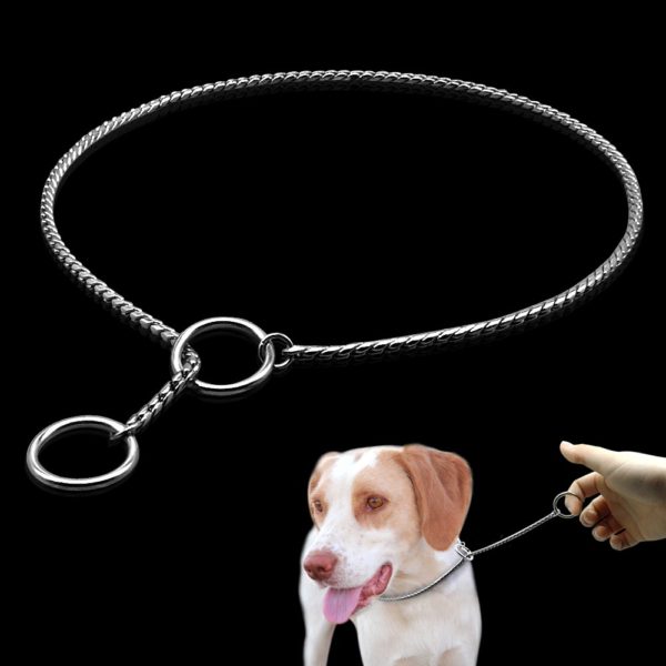 Dog Training Collars Snake P Slip Choke Collar