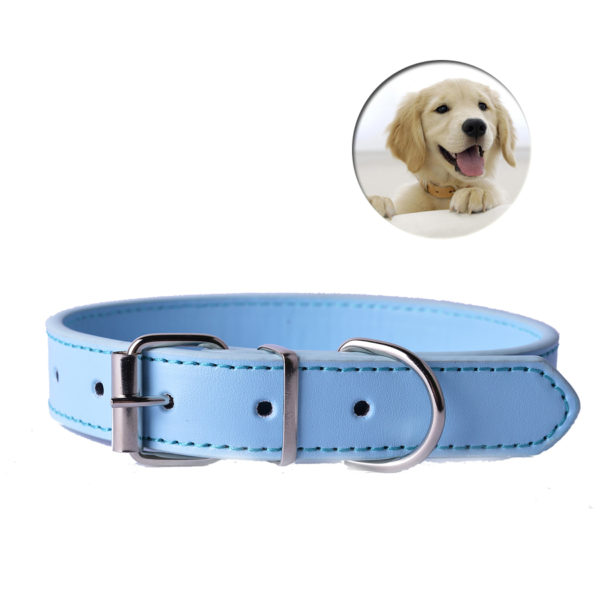 Fashion 8Colors Pu Leather Pet Dog Collar