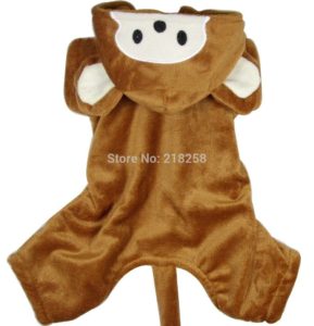 Retail Brown Monkey Soft Fabric Pet Dogs