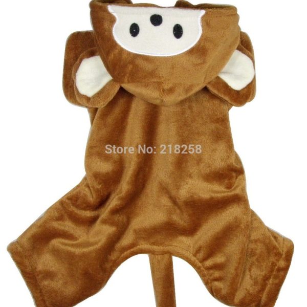 Retail Brown Monkey Soft Fabric Pet Dogs