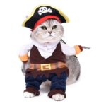 Dog/Cat Halloween Costume Pirate Style Cartoon Pet