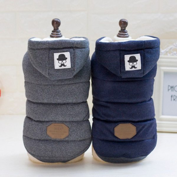 S-XXL Hooded Style Winter Pet Dog Thick Winter Coat