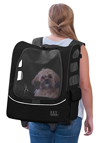 Pet Gear I-GO2 Roller Backpack, Travel Carrier