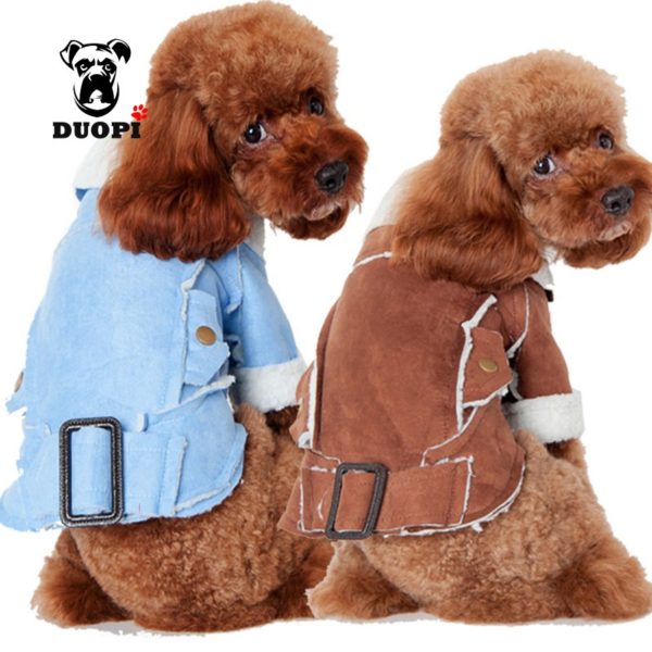 Duopi Dog Coat Cloth Winter Warmer