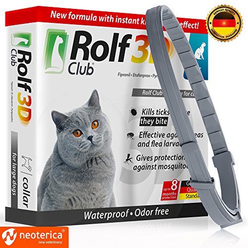 Rolf Club 3D FLEA Collar for Cats - Flea and Tick Prevention