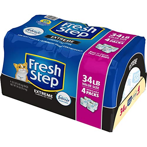 Fresh Step Extreme Scented Litter with the Power of Febreze