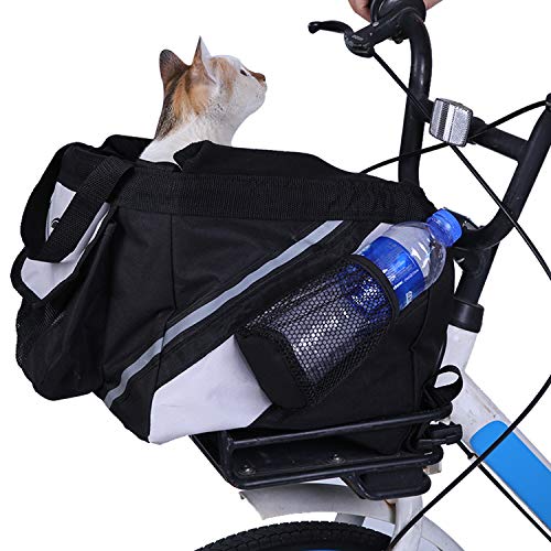 LEMKA Pet Carrier Bicycle Basket Bag Pet Carrier