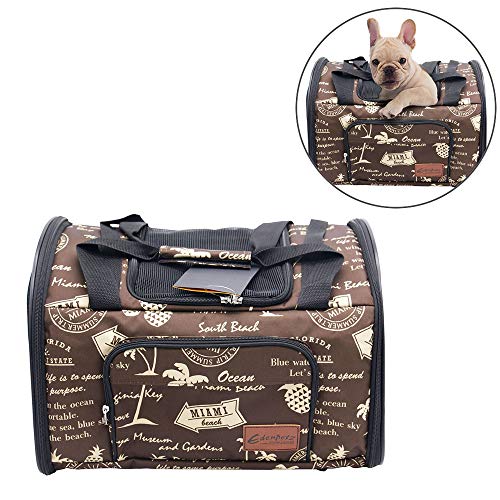 Youxiang Small Pet Carrier Collapsible Puppy Shoulder Bag