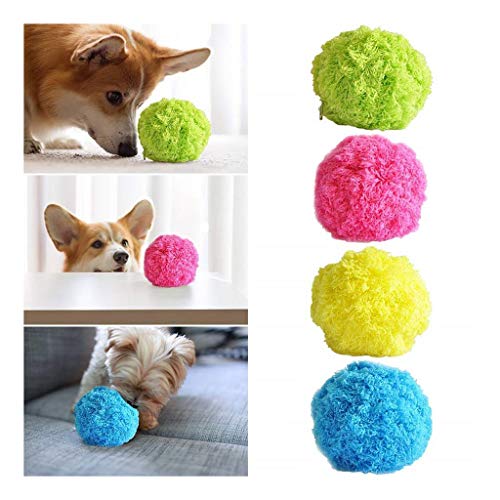 Magic Ball for Dogs Viets VT Milo Activation Ball Creative Home Floor Automatic Rolling Ball Vacuum Cleaner Mini Size Mocoro Microfiber Robotic Mop Ball Cleaner 
