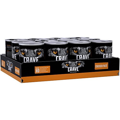 Crave Grain Free Adult Canned Wet Dog Food Chicken Paté