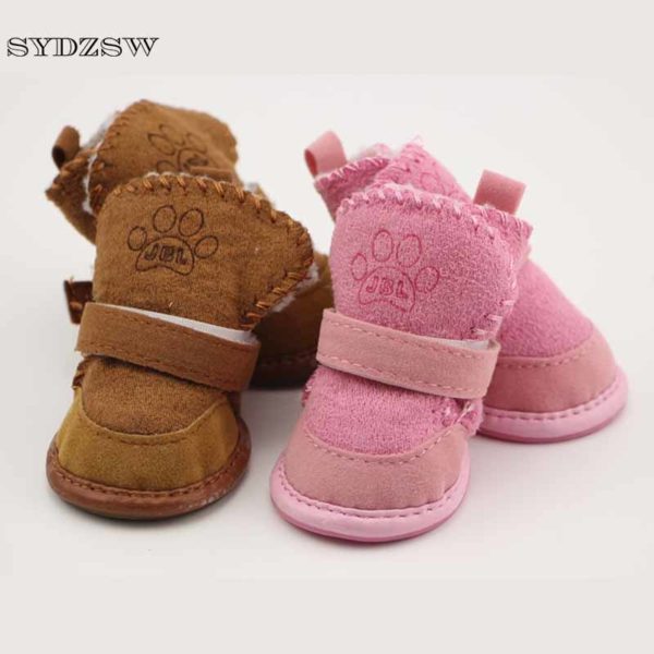 SYDZSW Classic Pet Shoes for Dogs Cats Winter