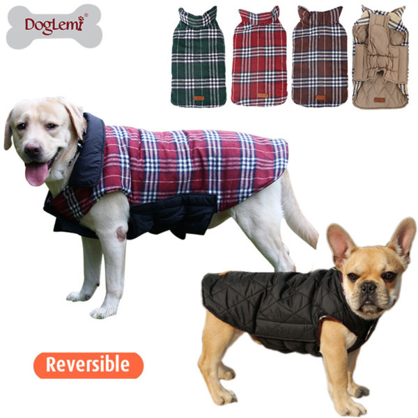 Doglemi Waterproof Reversible Dog Vest Jacket